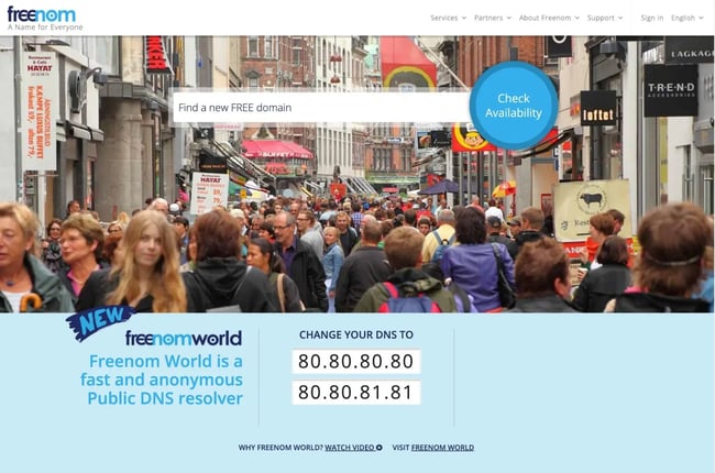 freenom offers free domain names for certain obscure extensions